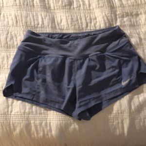 Nike Dri Fit Purple Running Shorts Size Small